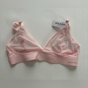 NWT Women's Light Pink la Vie en Rose Bralette Size Small